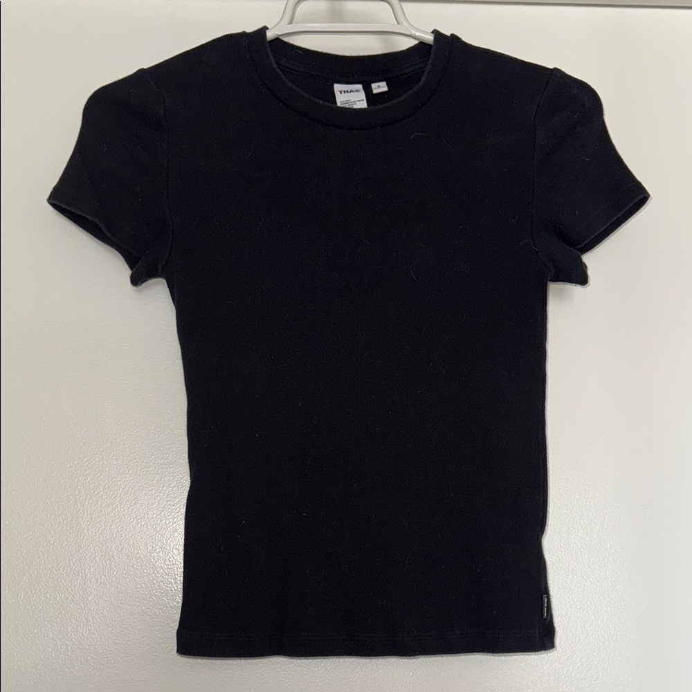 TNA Jet Black Crew Neck Tee